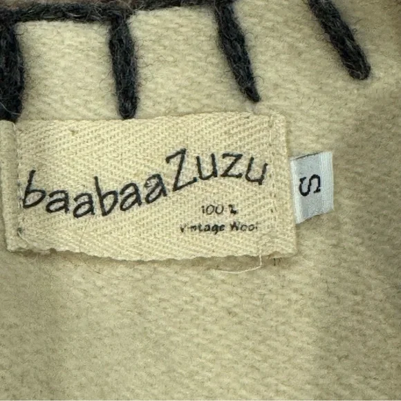 Baabaazuzu Vintage Wool Vest Womens Patchwork Sweater Lagenlook Boho S - Picture 3 of 8